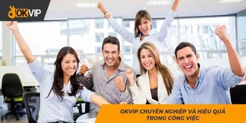 Môi trường chuyên nghiệp và thoải mái là những gì OKVIP hướng đến